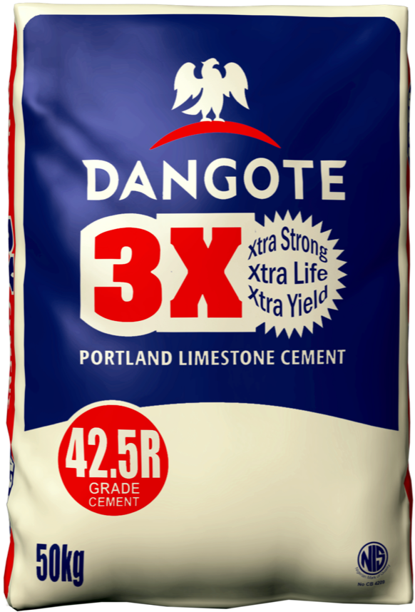 Dangote 3X 42.5R cement bag