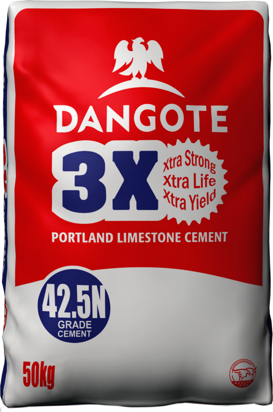 Dangote 3X 42.5N cement bag