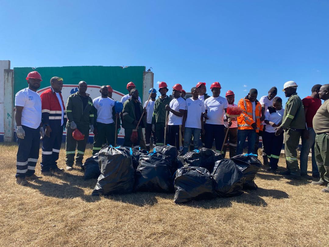 Zambia community clean-up programme