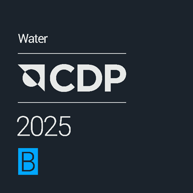 CDP Water Security — B rating